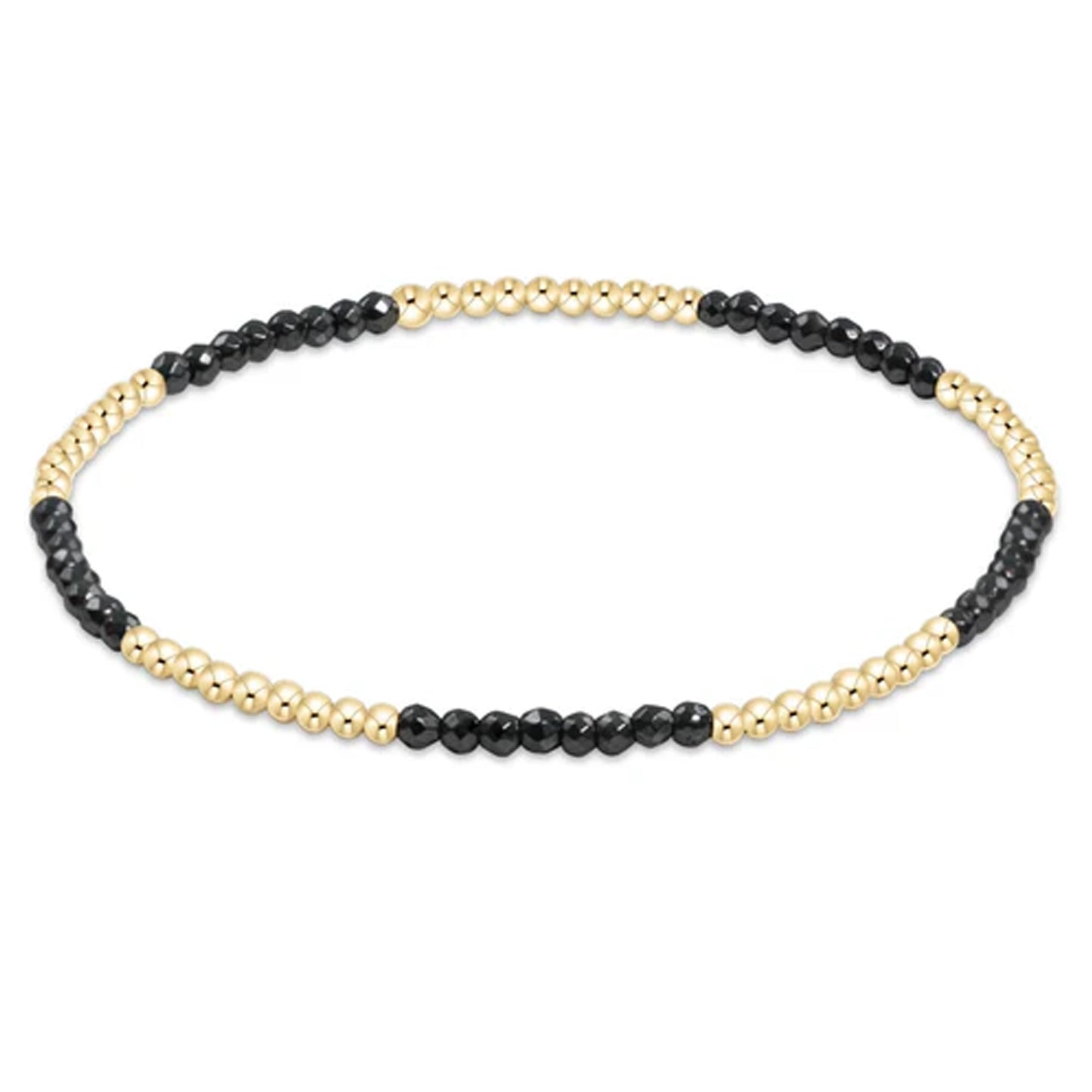 Classic Beaded Blissful 2mm Faceted Hematite