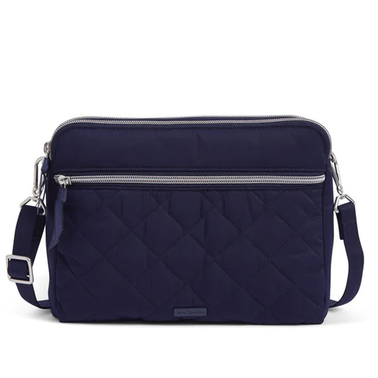 RFID Triple Compartment Crossbody Bag*