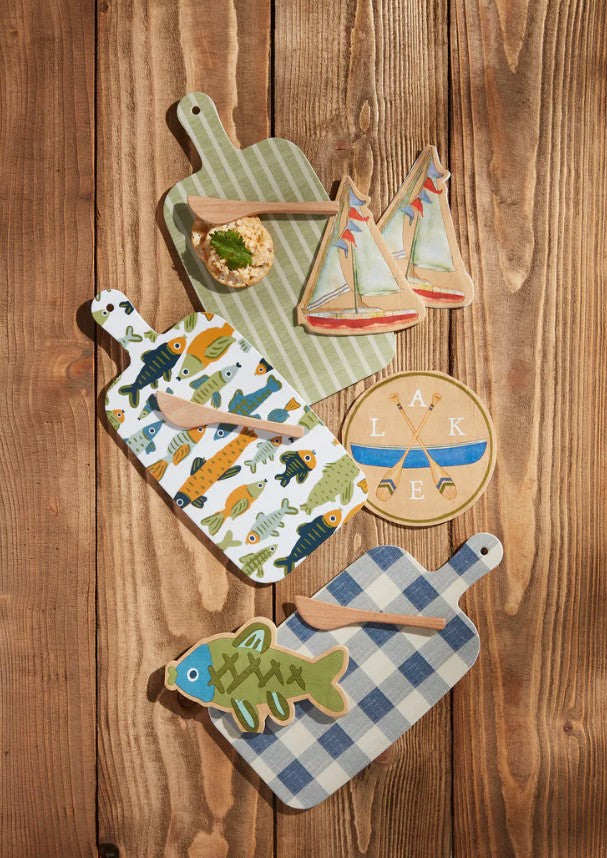 Lake Outdoor Board Napkin Sets