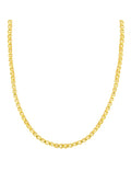 Gold Add a Charm Box Chain Necklace
