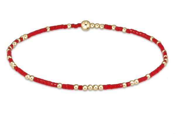 Hope Unwritten Bracelets- Bright Red