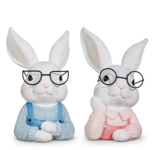 Bunny Bust with Glasses