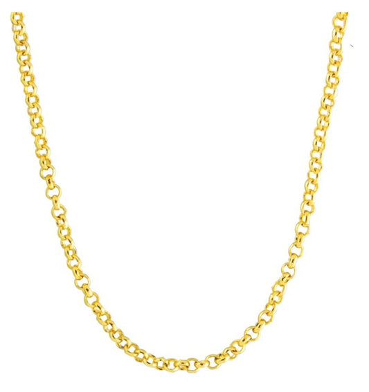 Gold Add a Charm Cable Chain Necklace