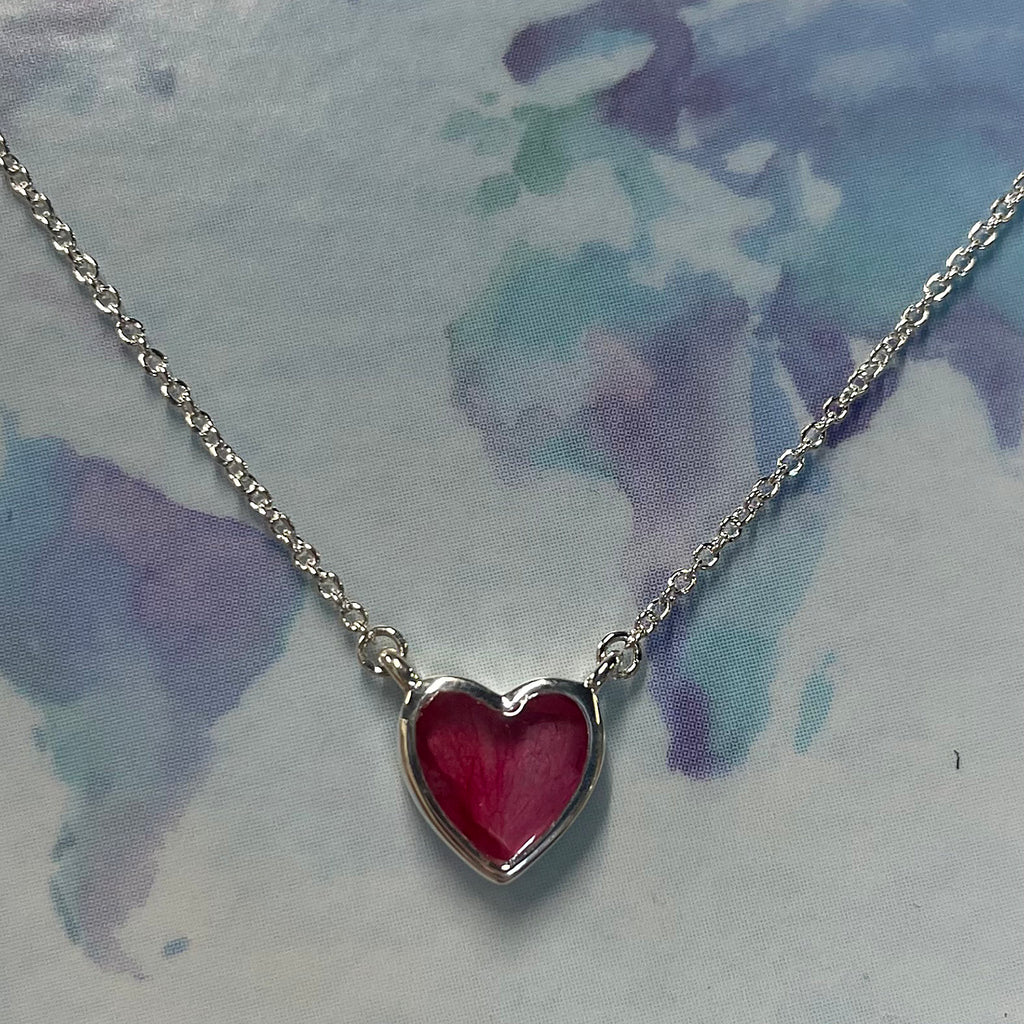 Delicate Dune Heart Necklace Myrtle Beach
