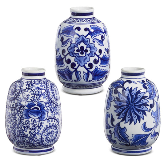 Chinoiserie Bud Vases