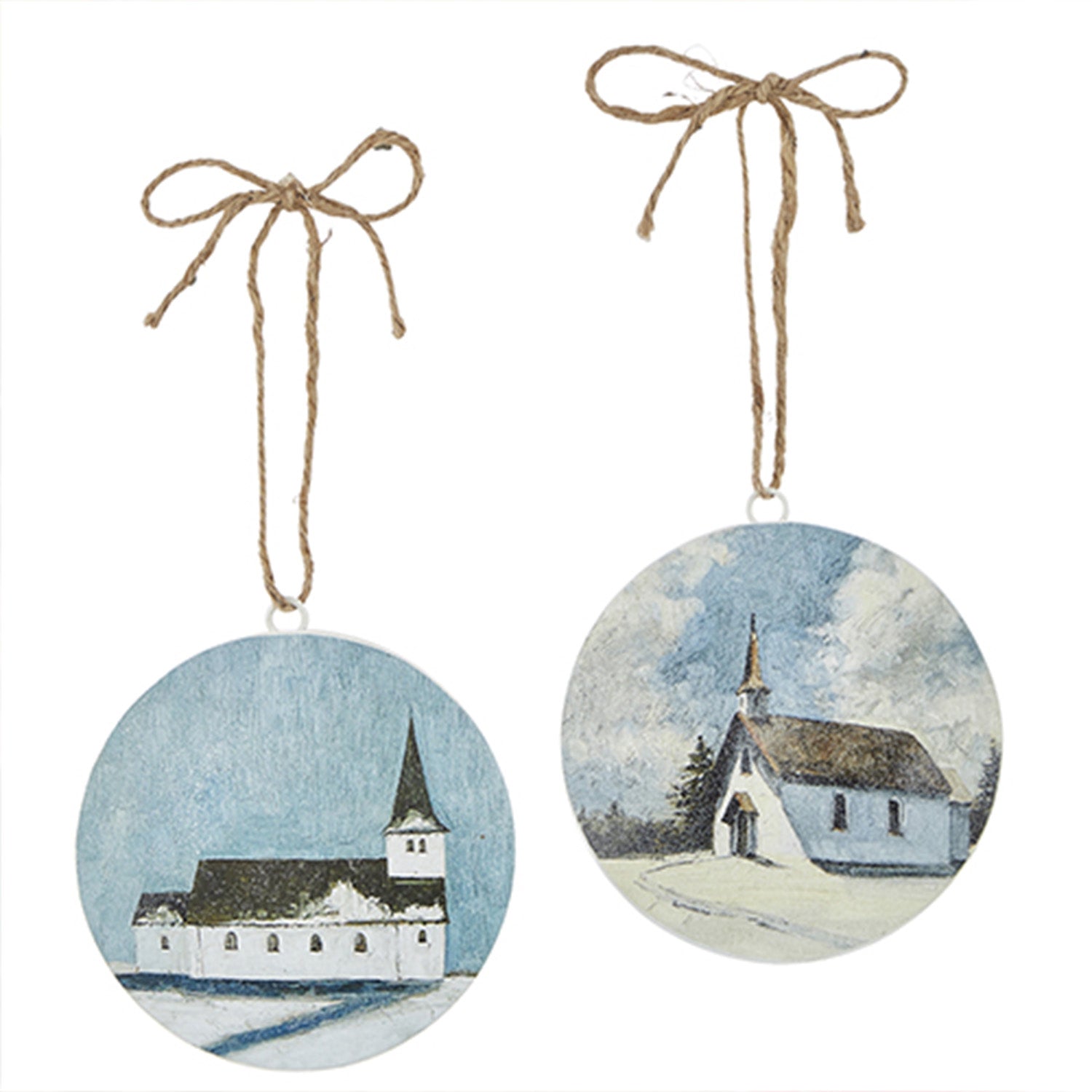 Church Disc Ornament