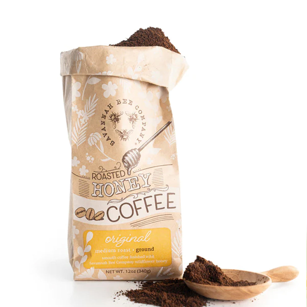 Honey Roasted Coffee Grounded Totally Vintage Design