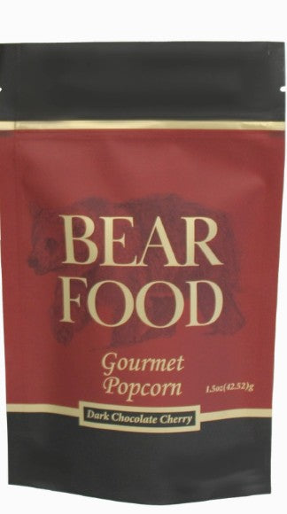 Dark Cherry Gourmet Popcorn Pouch