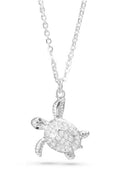 Turtle Necklace Silver