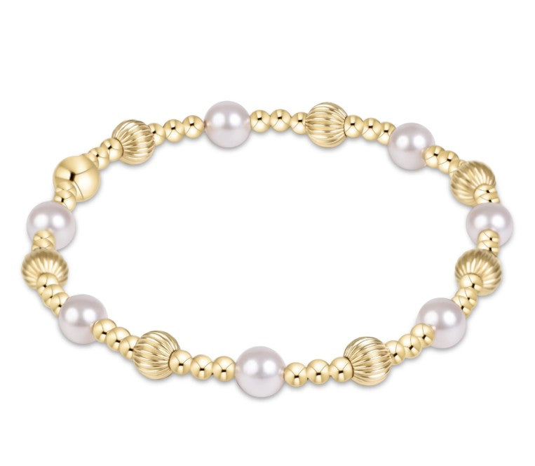 Dignity Sincerity 5mm Pearl Bead Bracelet