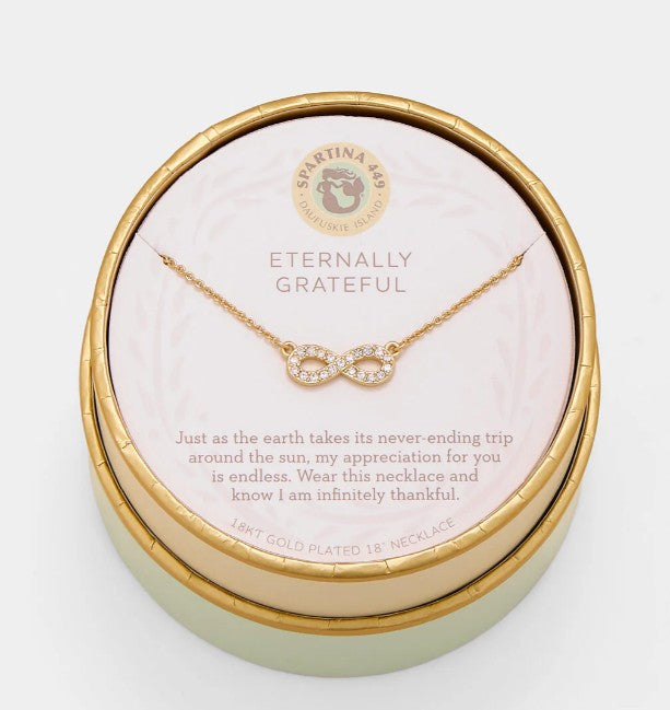 Sea La Vie Necklace Eternally Grateful/Infinity