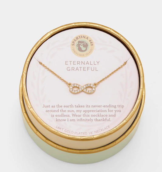 Sea La Vie Necklace Eternally Grateful/Infinity