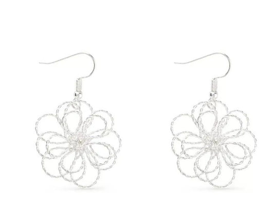 Silver Polished Ellie Earrings