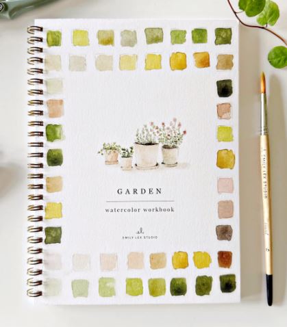 Garden Watercolor Workbook
