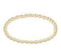 Grateful Gold 3mm Bead Bracelet
