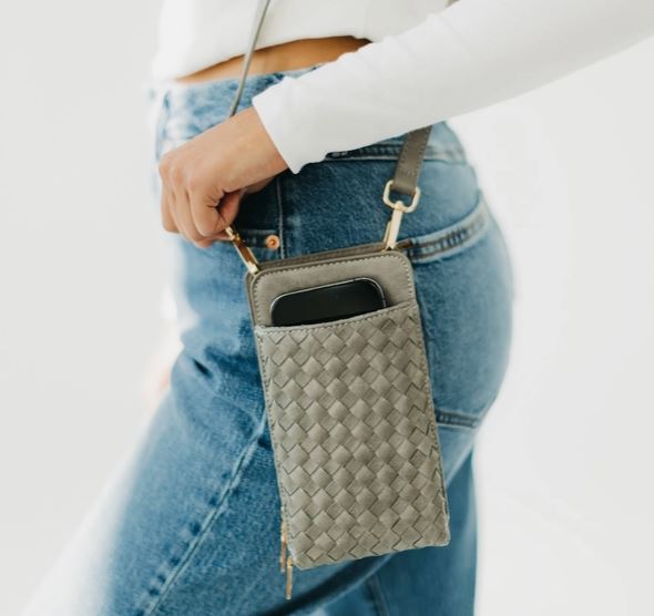 Woven Double Duty Phone Bag