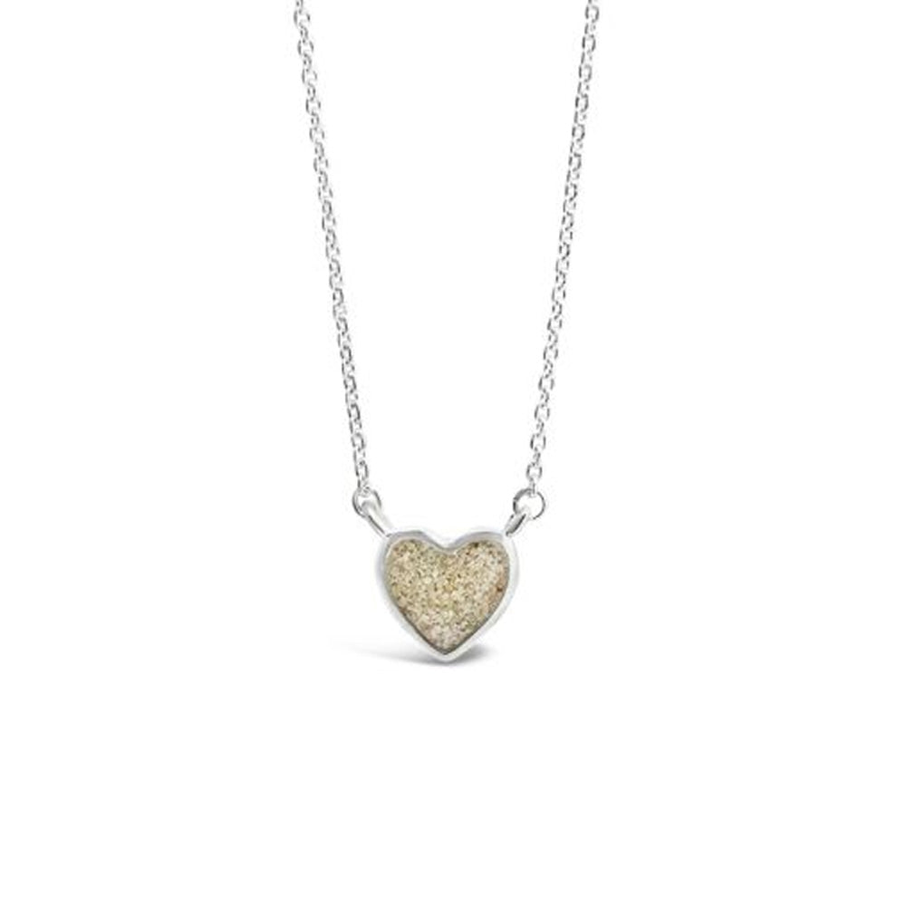 Delicate Dune Heart Necklace