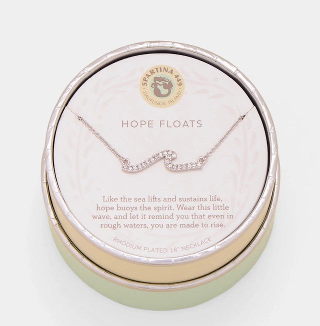 Sea La Vie Necklace Hope Floats/Wave
