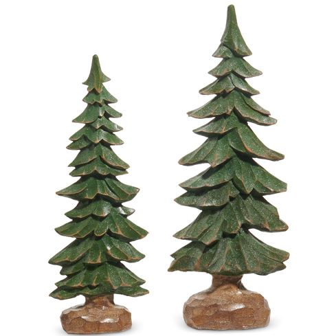 Iced Carved Trees