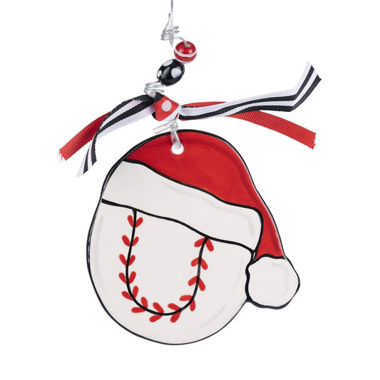 Baseball Flat Ornament