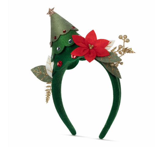 The green Christmas Tree Headband