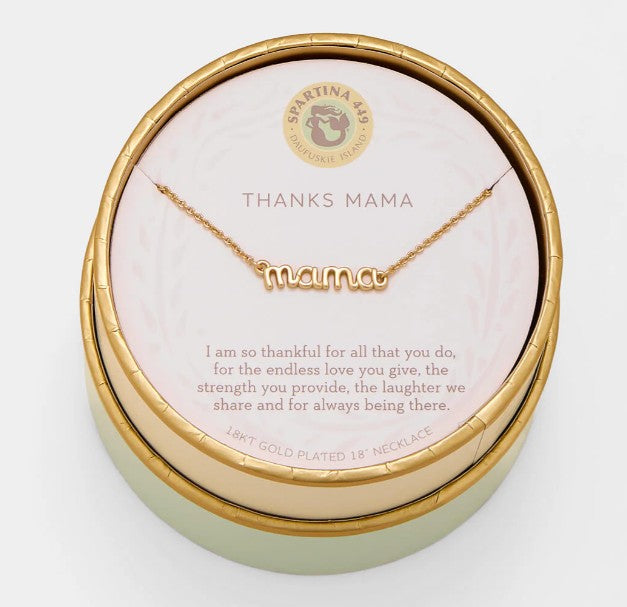 Sea La Vie Necklace Thanks Mama/Script
