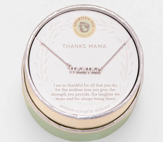 Sea La Vie Necklace Thanks Mama/Script