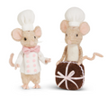 6.5" Pastry Chef Mouse Ornament