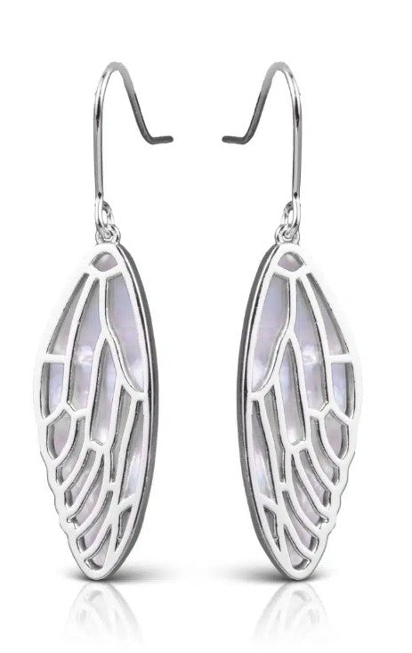 Silver Mother of Pearl Butterfly Wing