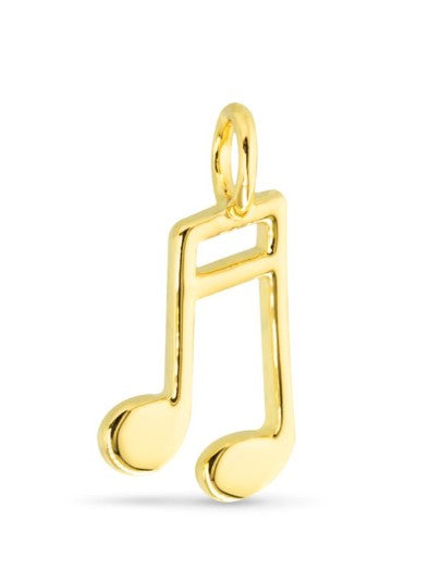 Gold Music Note Charm