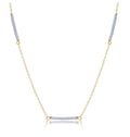 Choker Simplicity Chain -Hope Bliss Ocean Mist