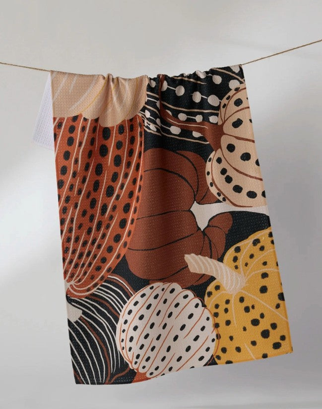 Painted Patch Tea Towel