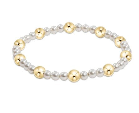 Pearl Sincerity 4mm Beaded Bracelet 6mm