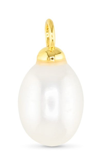 Gold Pearl Drop Charm