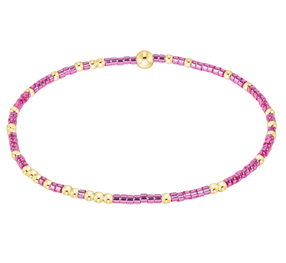 Hope Unwritten Bracelets- Pink Metallic