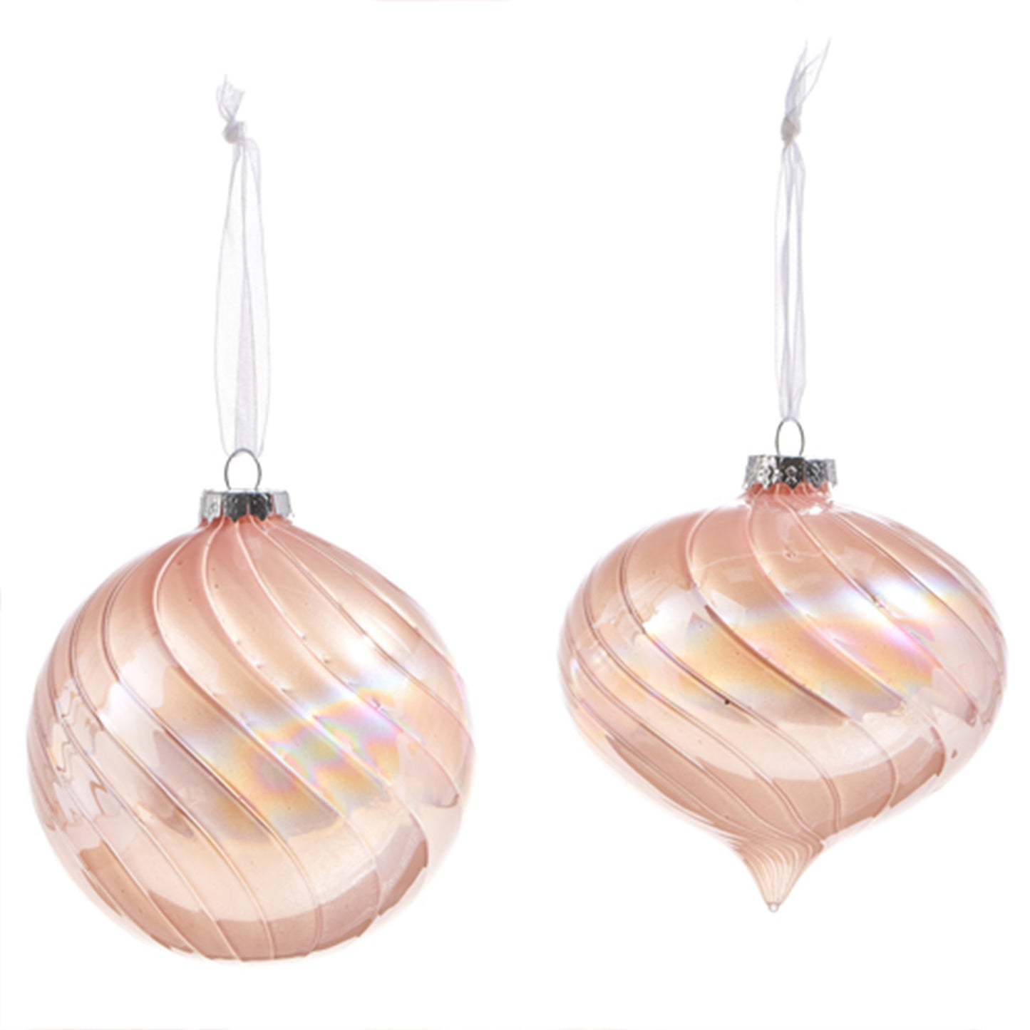 Iridescent Pink Ornament