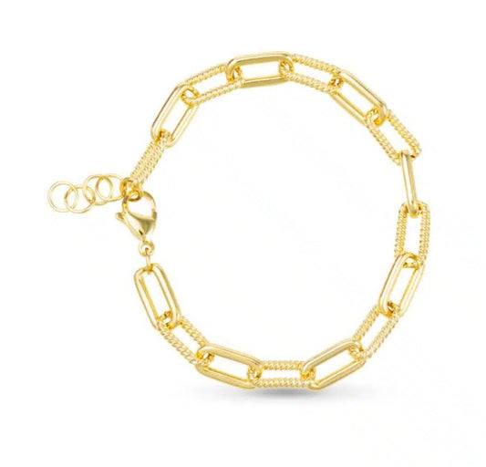 Gold Pippa Charm Bracelet