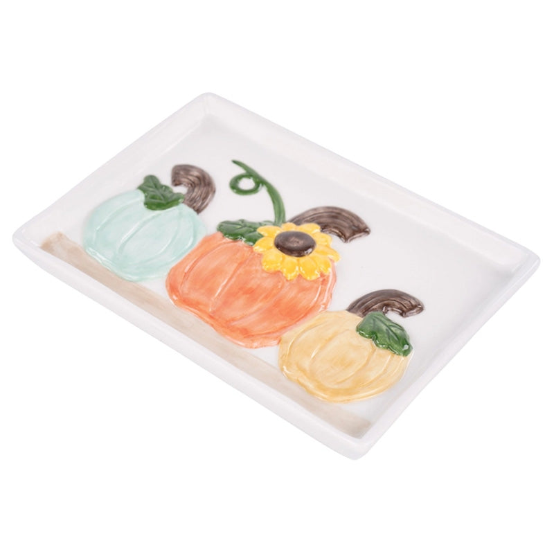 Harvest Pumpkin Trio Tray