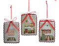 5" Snowflake Lane Rectangle Ornament