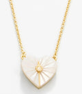 Sea La Vie Necklace Radiant/Mother-of-Pearl Heart