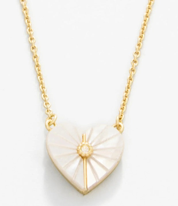 Sea La Vie Necklace Radiant/Mother-of-Pearl Heart