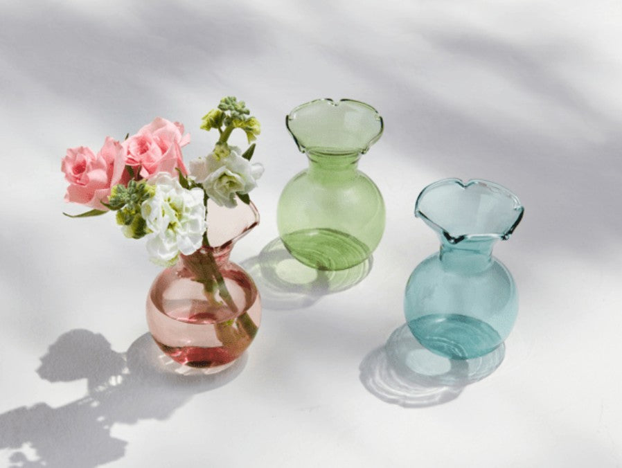 Bright Ruffle Vase