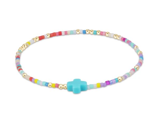 Hope Unwritten Signature Cross Bracelet Hot Mess