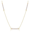 Choker Simplicity Chain -Hope Bliss Silky White