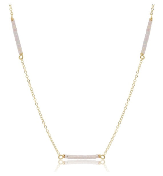 Choker Simplicity Chain -Hope Bliss Silky White