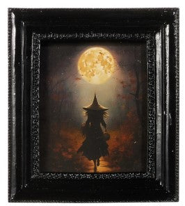 6" Spooky Nights Framed Art