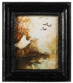 6" Spooky Nights Framed Art