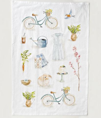 Springtime Tea Towel