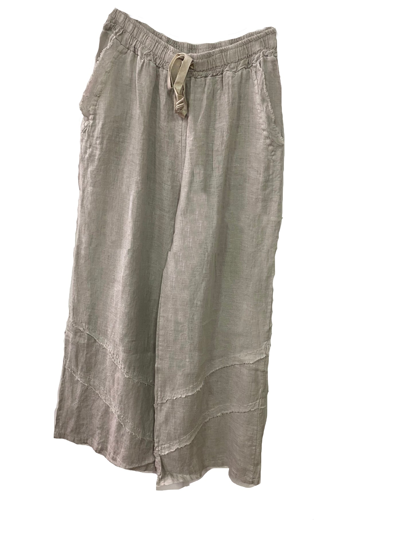 Tan Linen Pants