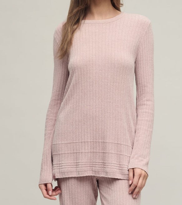 Textured Ribbed Pullover